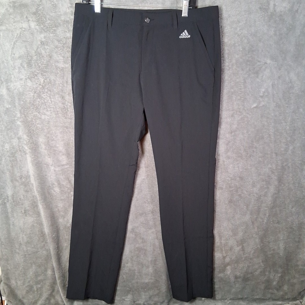Adidas Primegreen Golf Pants Men Size 34x32‎ Black Adi Golf Light Weight Stretch